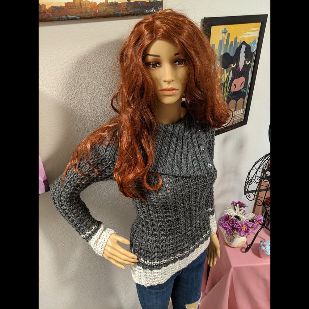 Ann Taylor Loft Cozy Fitted Knit Sweater w/ Foldable Turtle Neck Size XS P - Picture 5 of 8
